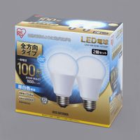 アイリスオーヤマ LED電球 E26 2P 全方向タイプ 昼白色 100形相当(1600lm) LDA14N-G/W-10T52P 1個