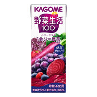 【紙パック】【野菜ジュース】カゴメ 野菜生活100 ベリーサラダ 200ml 1セット（48本）