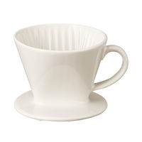 【まとめ買いセット】無印良品 磁器ベージュ ドリッパー 1杯用 約直径11.5×高さ9.5cm 1箱（3個入） 良品計画