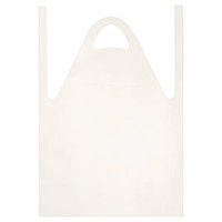 【防水エプロン】 川西工業 ガードファイン軽量ウレタンエプロン ホワイト L 4449WL 1着