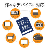 エレコム SDXCカード/UHS-I U1 30MB/s 64GB MF-HCSD064GU11A 1個（直送品）