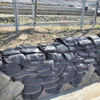 【土のう袋】 エイ・エム・ジェイ UVスーパーブラック土のう Blacky3 (25枚パック) UV-3SB 1パック（25枚入）