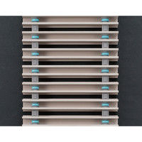 シマブン プール用樹脂グレーチングノンスリップタイプ 直線用 GRP-25W150-A（直送品）