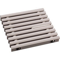 シマブン 排水ユニット樹脂グレーチング カラー浅型 非防水縦引き HRCT-20L600-B（直送品）