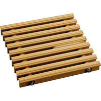 シマブン 排水ユニット樹脂グレーチング カラー浅型 非防水横引き HRCY-15L1200-M（直送品）