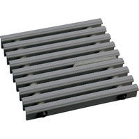 シマブン 排水ユニット樹脂グレーチング カラー浅型 非防水横引き HRCY-15L150-D（直送品）