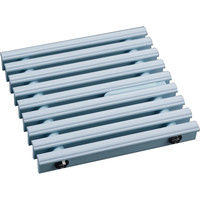 シマブン 排水ユニット樹脂グレーチング カラー浅型 非防水横引き HRCY-20L1000-A（直送品）