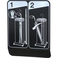 新倉計量器 傘ぽん スリム ブラックスペシャル仕様 KP-99BKS 1台