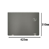 ノート型ホワイトボード nu board A3 NGA302FN08 欧文印刷
