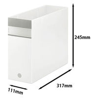 キングジム　ファイバリッツ　ボックスファイル（透明）　Ａ４　背幅１１１ｍｍ　透明　ＦＶ４９０３Ｔトウ