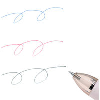 フリクションボール3スリム　0.38mm　パールブルー軸　青　消せる3色ボールペン　LKFBS-60UF-PL　パイロット