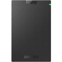 バッファロー ポータブルHDD 500GB USB3.1（Gen.1）対応 ブラック 外付けHDD HD-PCG500U3-BA 1台（直送品）
