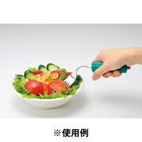 斉藤工業 曲げれるユニバーサルスプーン スプーンフォーク兼用(大)　介護 食器  D丸形2 28N-3 1個