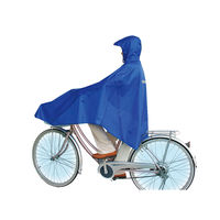サギサカ 車椅子用レインポンチョ ブルー フリー 76552 1個