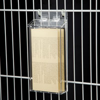 スマイル　アクリルパンフレットケース　A4　三つ折り　2018101807　1セット（6個：1個×6）