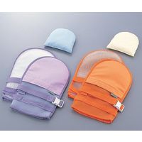アズワン 抜管防止手袋 小 メッシュ オレンジ 0-1638-43 1双（直送品）