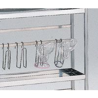 アズワン 便尿器スタンド用アタッチメントB 尿器掛タイプ(6本1組) 0-3398-03 1組（直送品）