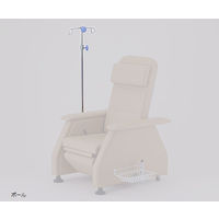 アズワン リクライニングチェアーII（コンフォート） 点滴ポール 1本 0-7896-02（直送品）