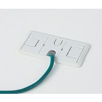 アズワン ナーステーブル(天板配線穴有) 1200×900×750mm 1290L-WC 1台 8-2171-01（直送品）