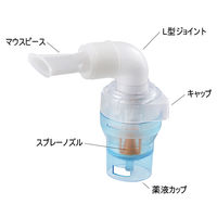 アズワン コンプレッサー式ネブライザーナビキューブ 交換用ネブライザーキット 7-2395-11 1個