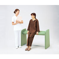 アズワン ユニバーサルウォールベンチ(腰掛けタイプ) キウイ 1200×460×750 AS-12G 1個 8-6469-04（直送品）