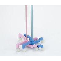 アズワン ナビガードルスタンド(フリーストップ) グリップ付き・ショートフック ピンク NNFS-GP 1台 8-5166-11（直送品）