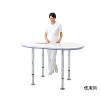 アズワン ナーステーブル(昇降脚タイプ) 2400×1200×700~900mm TNW-2400V-C 1台 0-5690-14（直送品）