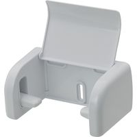 カクダイ ガオナ トイレットペーパーホルダー ワンタッチ交換 (樹脂製 ホワイト) GA-NC005 1個