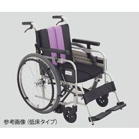 三貴ホールディングス ノンバックブレーキ車椅子(アルミ製) イエロー 低床 MBY-41B 1個 8-9241-03（直送品）