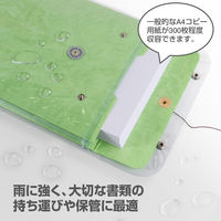 オキナ ビニールバック 角2 グリーン VB2EG 1セット(1枚×3)