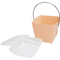 協和パック 取っ手付き 紙製弁当容器 デリメイト TK125 ぽらむ 00521292 1包：240枚（20×12）（直送品）