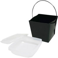 協和パック 取っ手付き 紙製弁当容器 デリメイト TK125 ブラック 00521293 1包：240枚（20×12）（直送品）