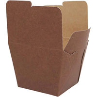 協和パック 紙製弁当容器 デリメイト 8080 ブラウン 00521294 1包：300枚（25×12）（直送品）