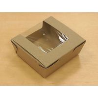 協和パック 窓付き紙製容器 サラダボックス S 00556098 1包：500枚（20×25）（直送品）