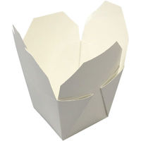 協和パック 紙製弁当容器 デリメイト 8080 白 00599541 1包：300枚（25×12）（直送品）