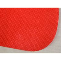 三和紙工 テーブルクロス とりぼん シート100cm レッド 00604432 1包：100枚（直送品）