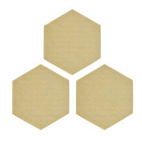 LIBGRAPHY OTTO 吸音材 防音材 六角形タイプ ブロンド 幅153×奥行173×厚み30mm 1セット（3枚入）（直送品）