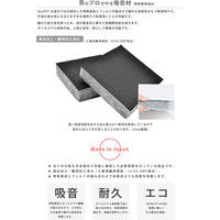 LIBGRAPHY 吸音材 幅440×奥行490×厚み50mm 粘着有 qon-50-490-440-a-6s 1セット（6枚入）（直送品）