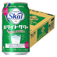 チューハイ 愛のスコール ホワイトサワー 缶 340ml 1ケース(24本)