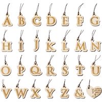 ヘッズ アルファベットウッドゴムタッグ-Z AB-TR-Z 1セット（30個：10個×3パック）（直送品）