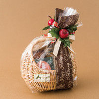 ヘッズ クリスマスナチュラルワイヤーリボン-ブラウン XRN-R1 1セット（5巻：1巻×5パック）（直送品）