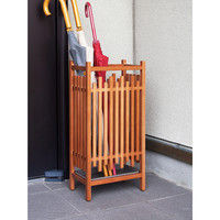 「秋田杉」格子傘立 幅300mm 奥行180mm 高さ602mm（直送品）
