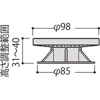 フクビ化学工業 屋外用プラ木レン HCマルチポスト0A MPST0AH 1ケース(30個入)（直送品）