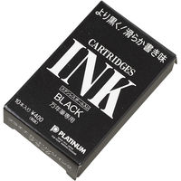 プラチナ万年筆 インク SPSQ-400 1 ブラック 0004285001 30箱(300本：1箱10本入×30)（直送品）