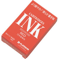 プラチナ万年筆 インク SPSQ-400 2 レッド 0004285002 30箱(300本:1箱10本入×30)