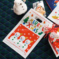 ヘッズ クリスマススノーマンPEバッグ-3 XS-3 1セット（500枚：100枚×5パック）（直送品）