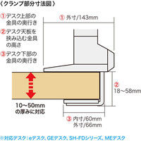 サンワサプライ 高耐荷重水平垂直多関節液晶モニタアーム ホワイト CR-LA1304W 1台（直送品）