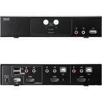 サンワサプライ HDMI対応パソコン自動切替器(2:1) SW-KVM2HHC 1個
