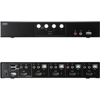 サンワサプライ HDMI対応パソコン自動切替器(4:1) SW-KVM4HHC 1個（直送品）