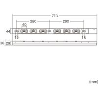 延長コード 電源タップ 3m IEC C13 12個口 ブラック TAP-SV22012LK サンワサプライ 1個（直送品）